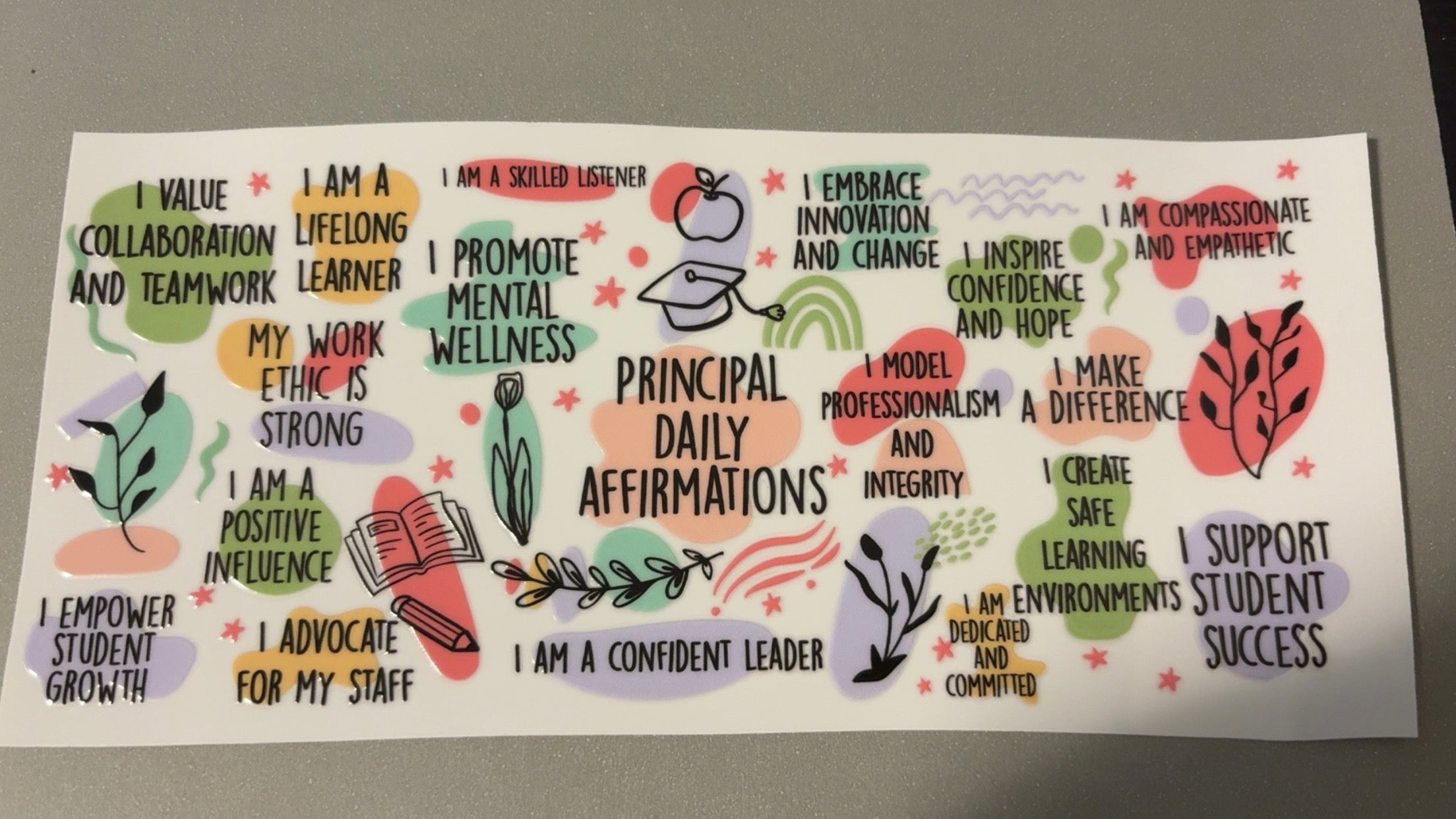 Principal daily affirmations