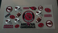 Arizona Cardinals with helmets & footballs