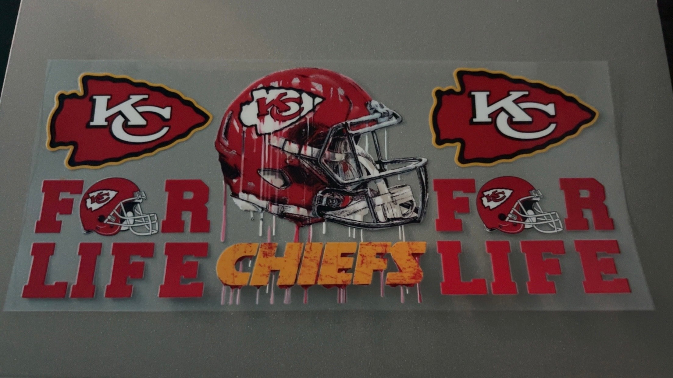 Kansas City Chiefs with Helmet