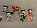 Betty Boop with pitchfork & flame outfit