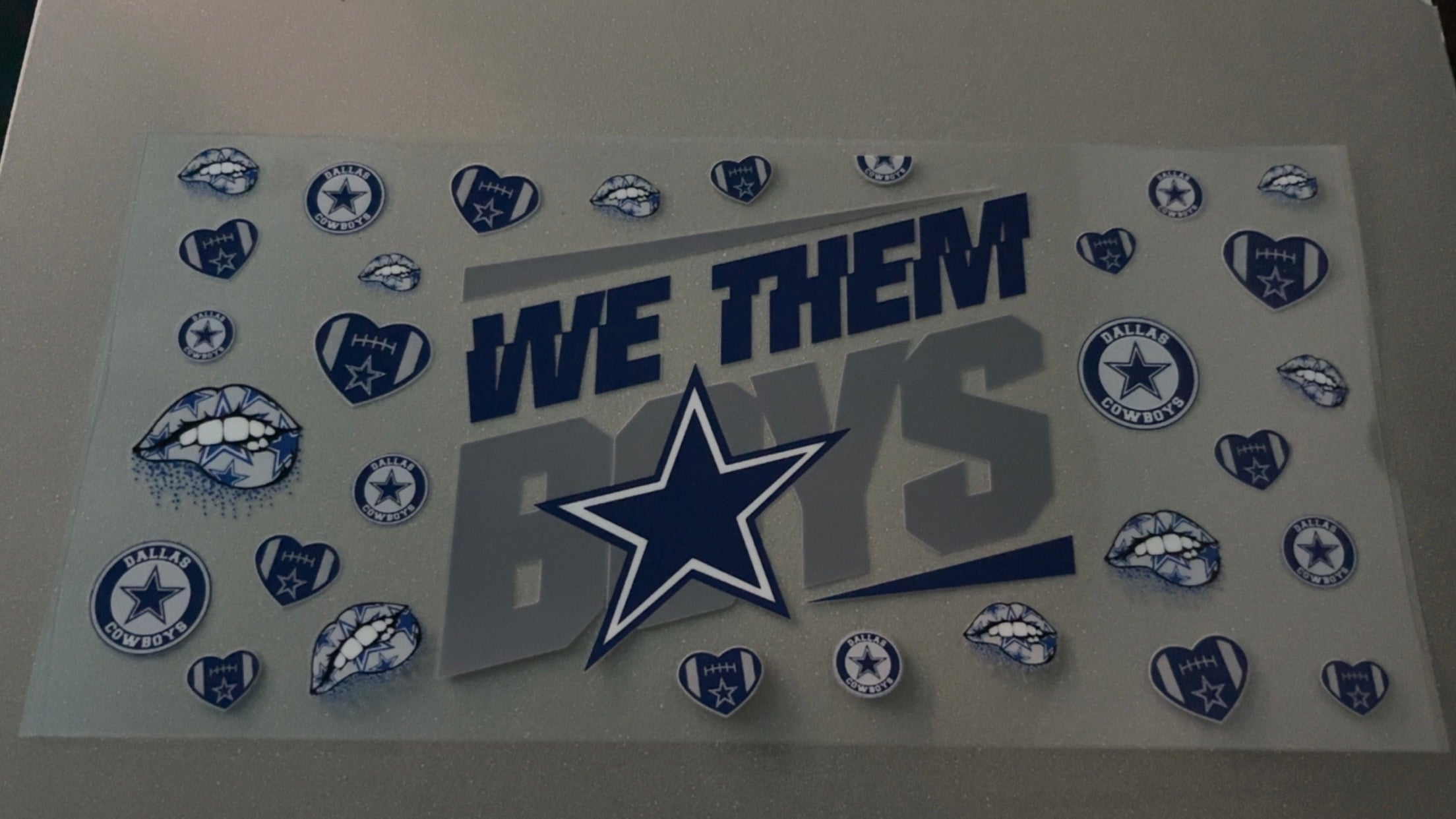 We them boys, football hearts & lip bite