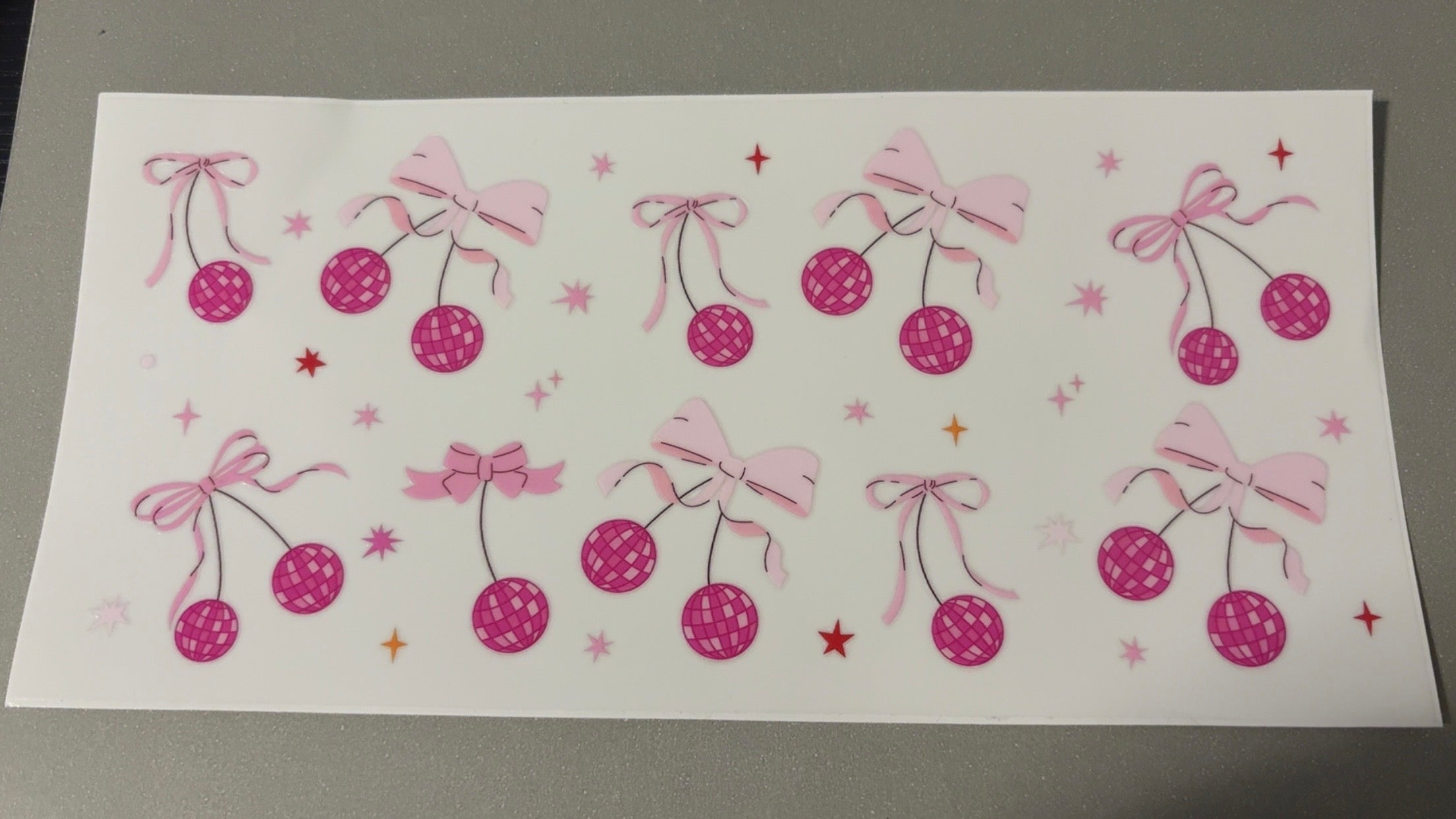 Pink Disco Ball Bows