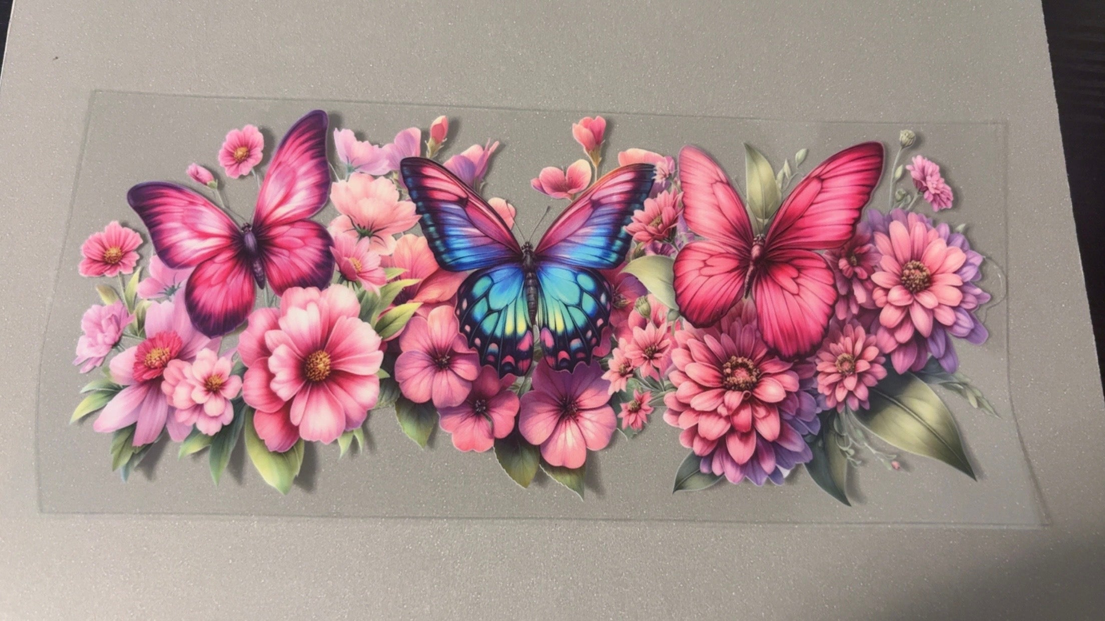 Butterflies & flowers