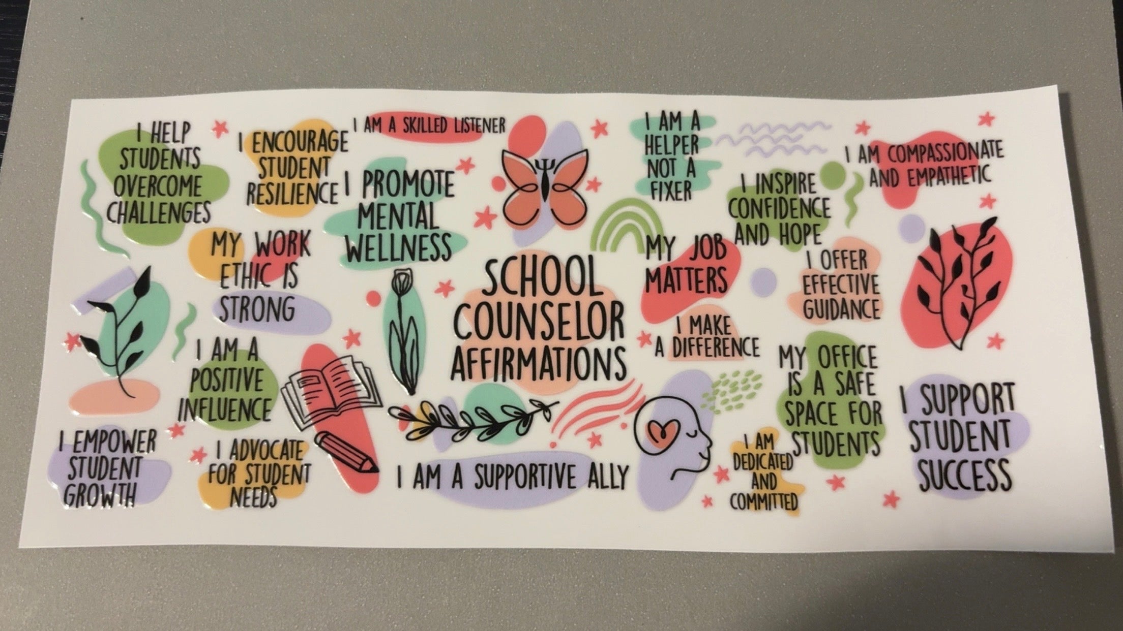 School counselor affirmations