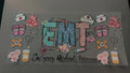 EMT, Emergency Medical Technician, crocs, hats, flowers, bandaids