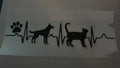 Heart rate, paw print, dog, cat
