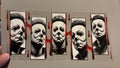 Up close 5 Michael Myers with blood drips