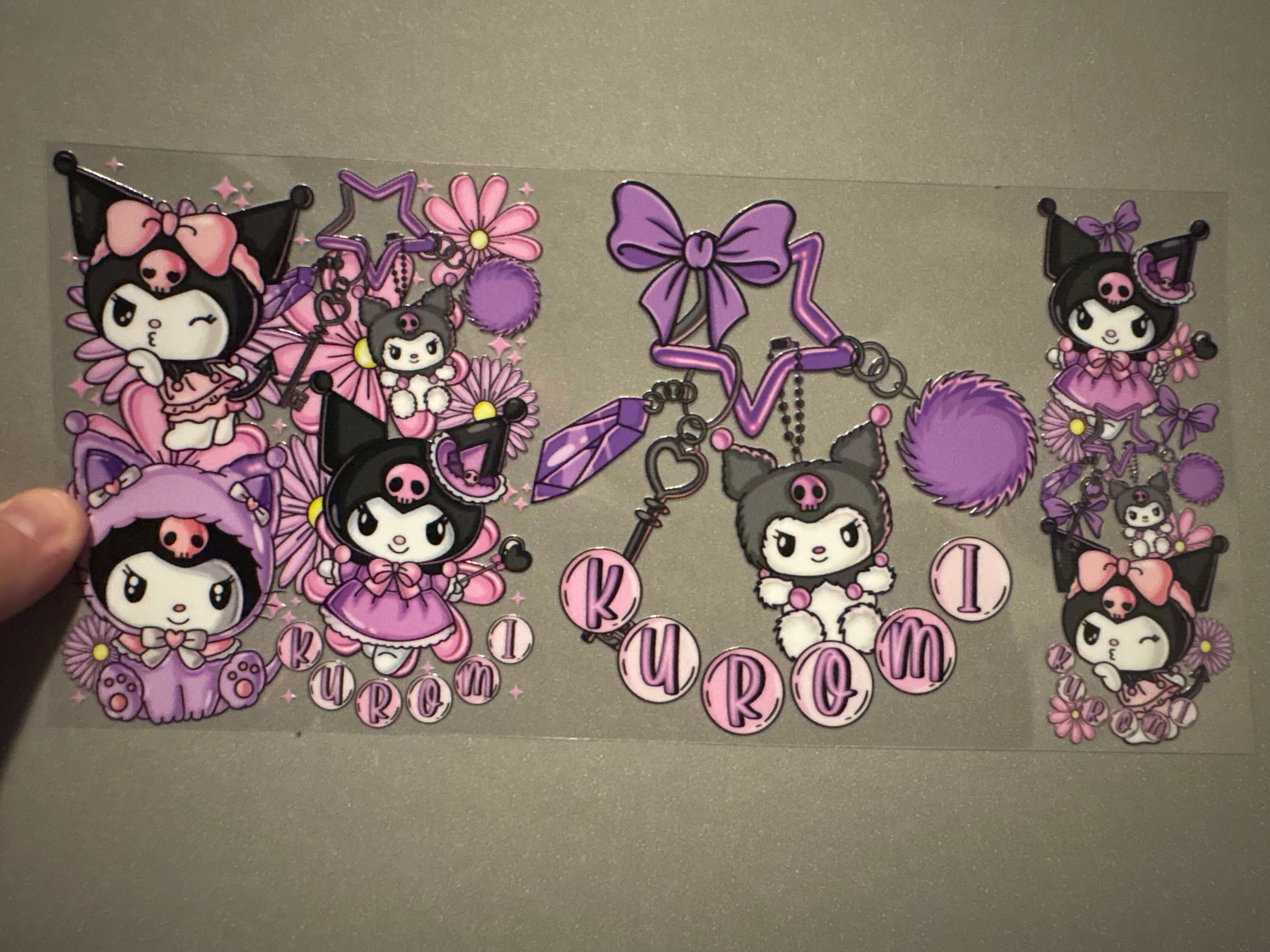 Kuromi with purple bow