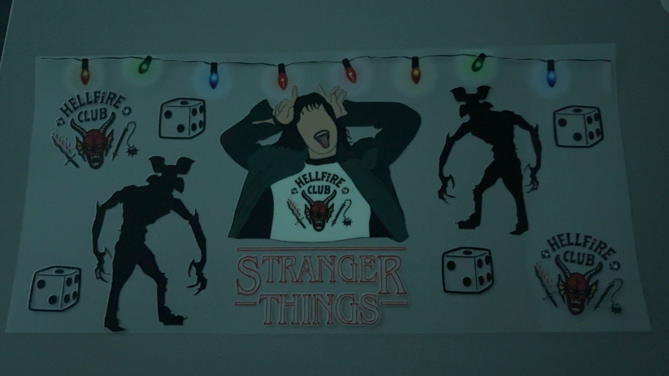 Stranger things, lights & dice