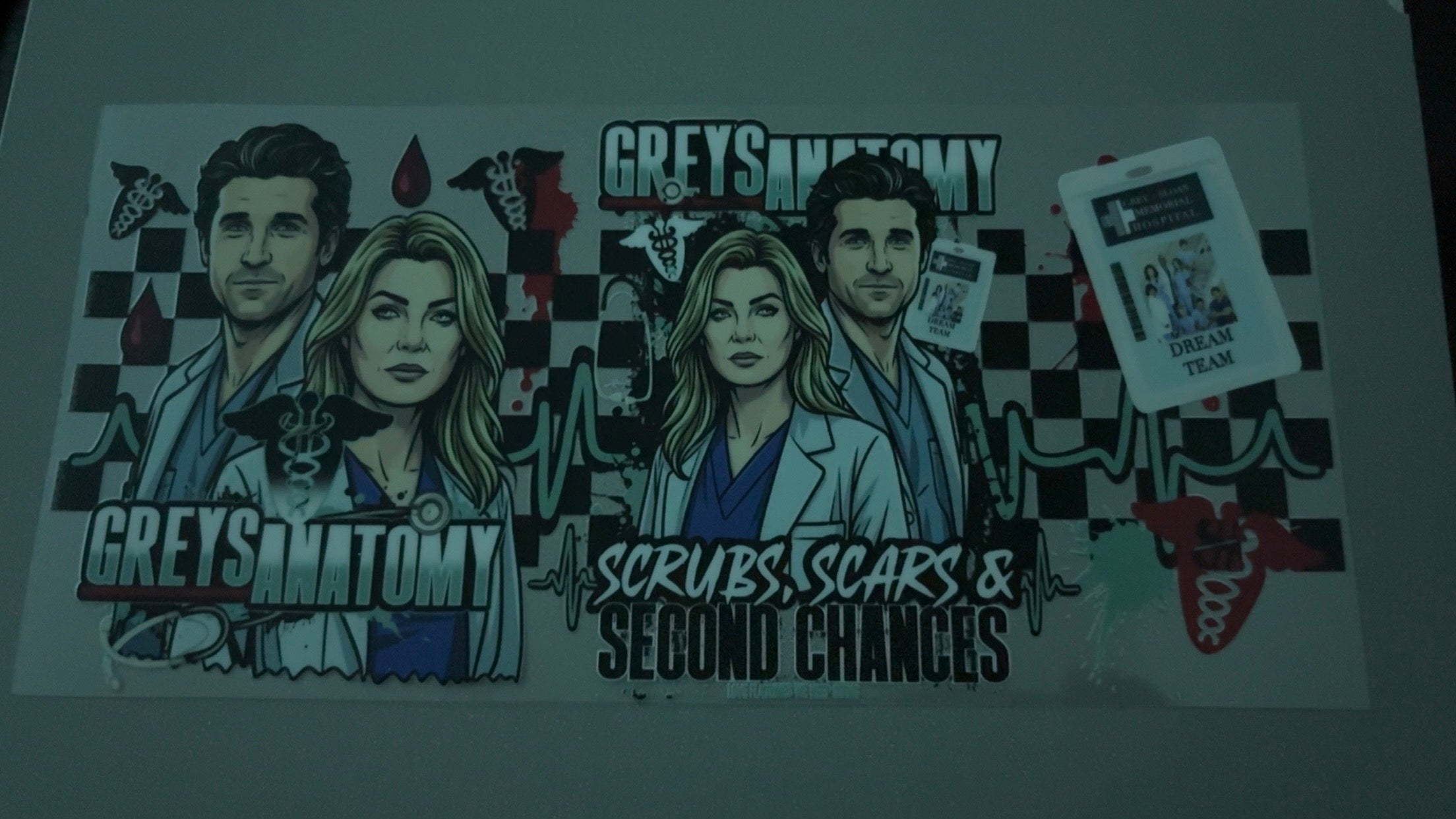 Grey's Anatomy. scrubs, scars & second chances
