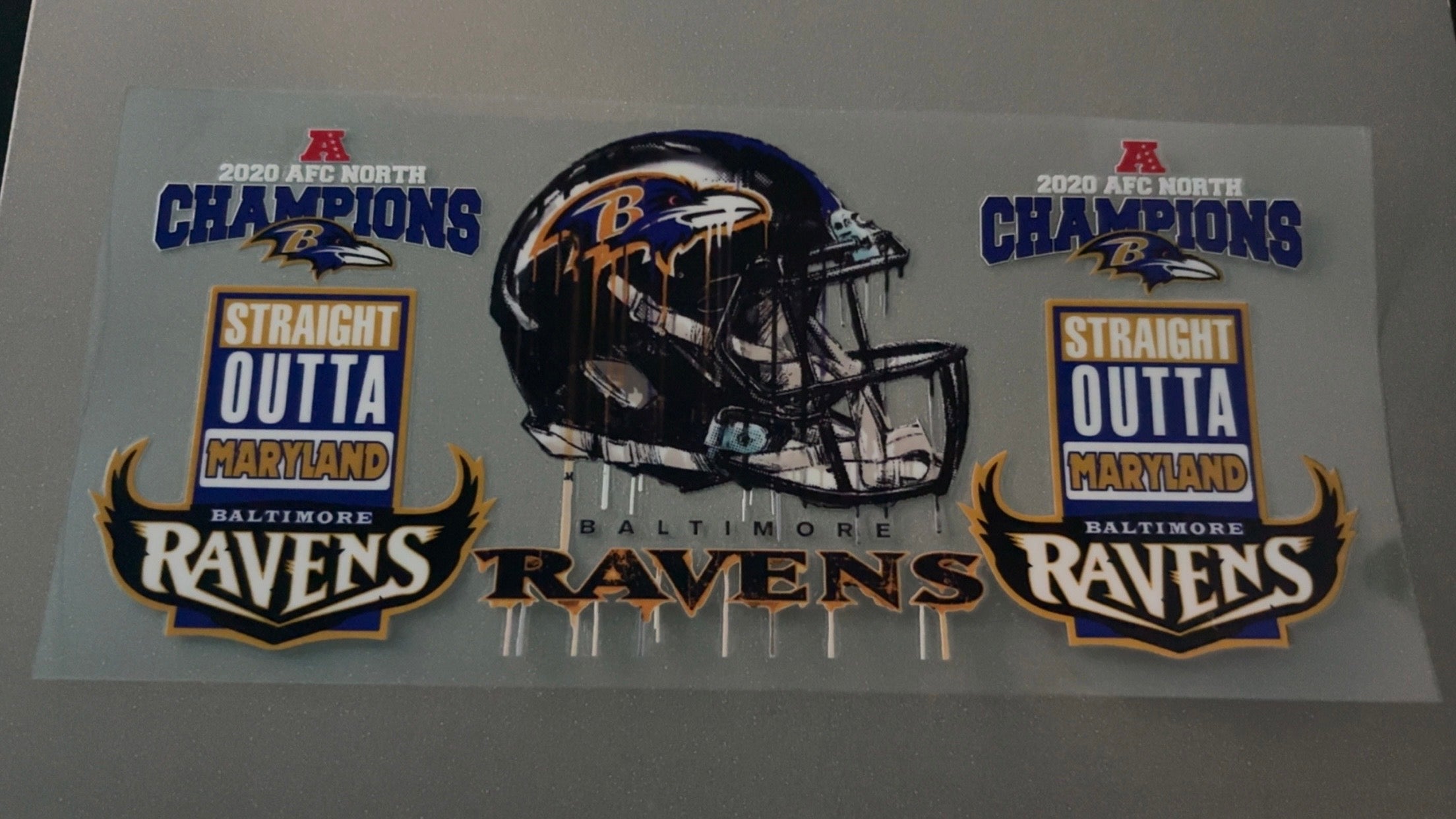 Baltimore Ravens with Helmet