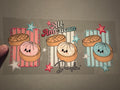 All american dumplin', pink, white & blue dumplings & stars