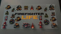 Firefighter Life, firetrucks, fire, hats, extinguishers, hydrants