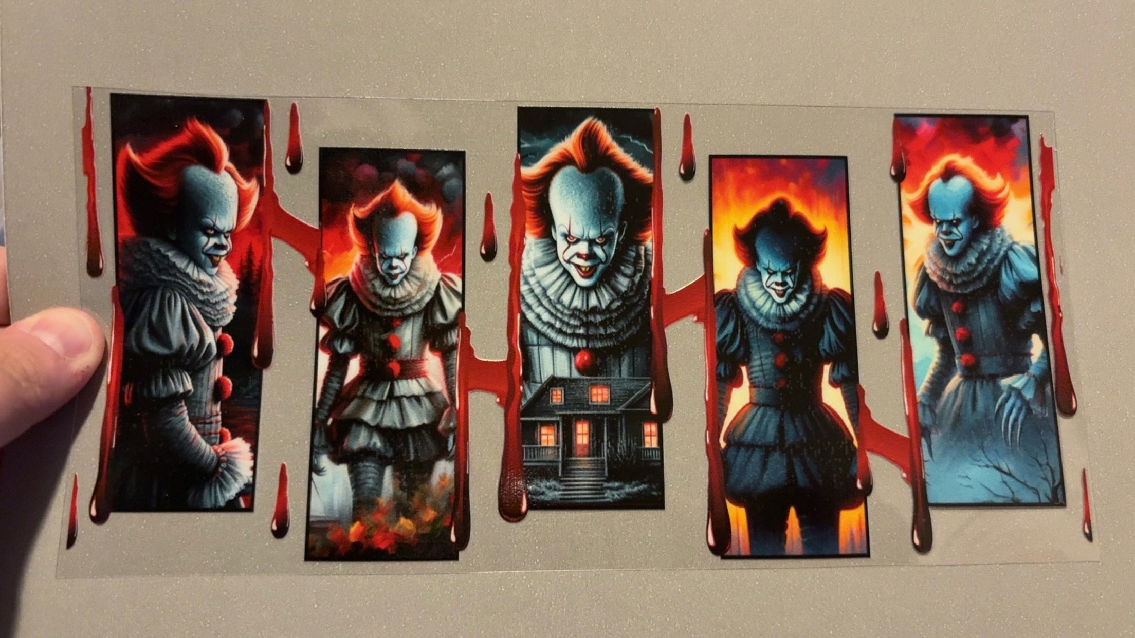 IT with blood drips