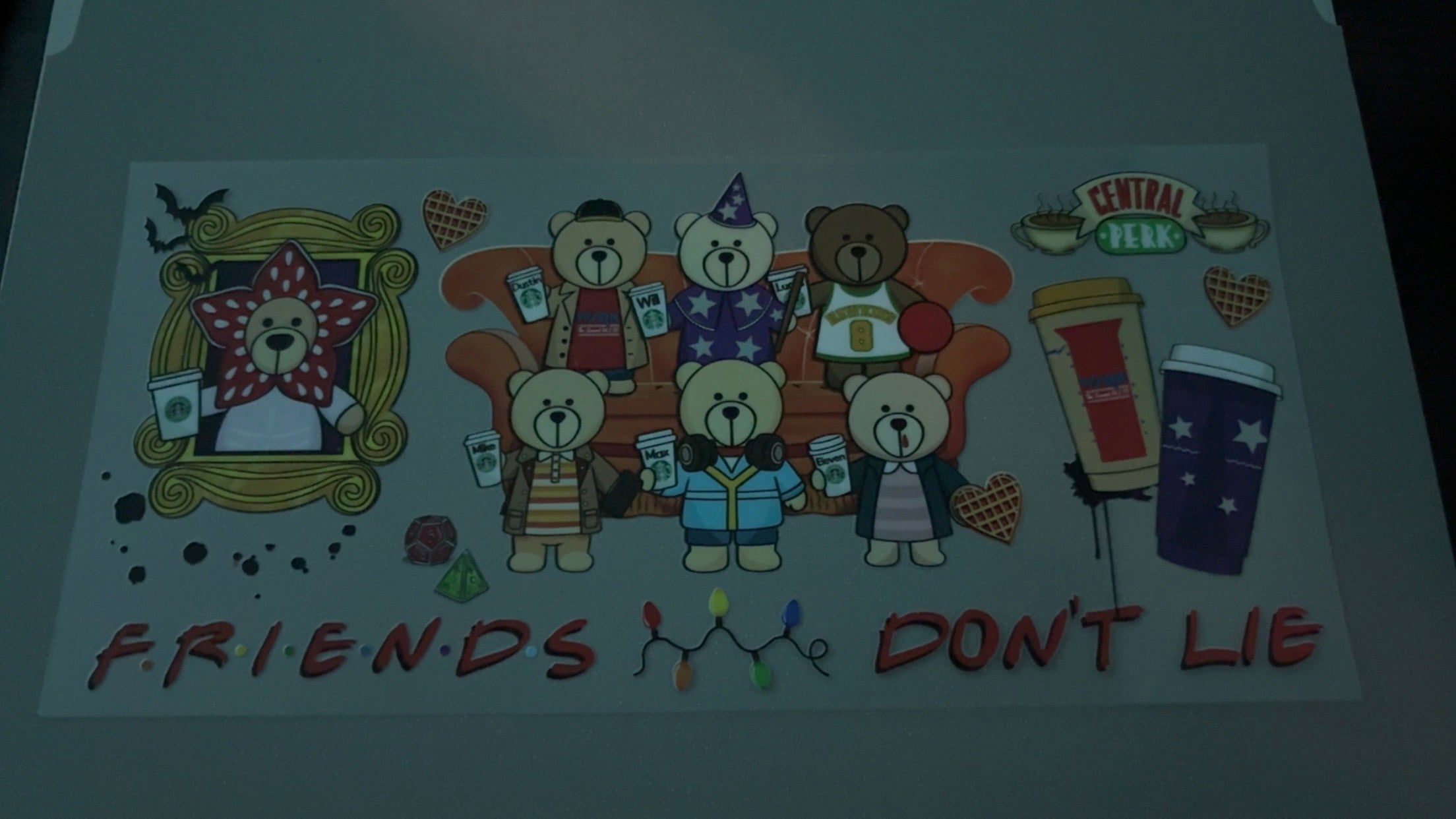 Friends don't lie, teddy bear stranger things