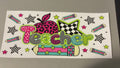 Teacher, pink cheetah apple