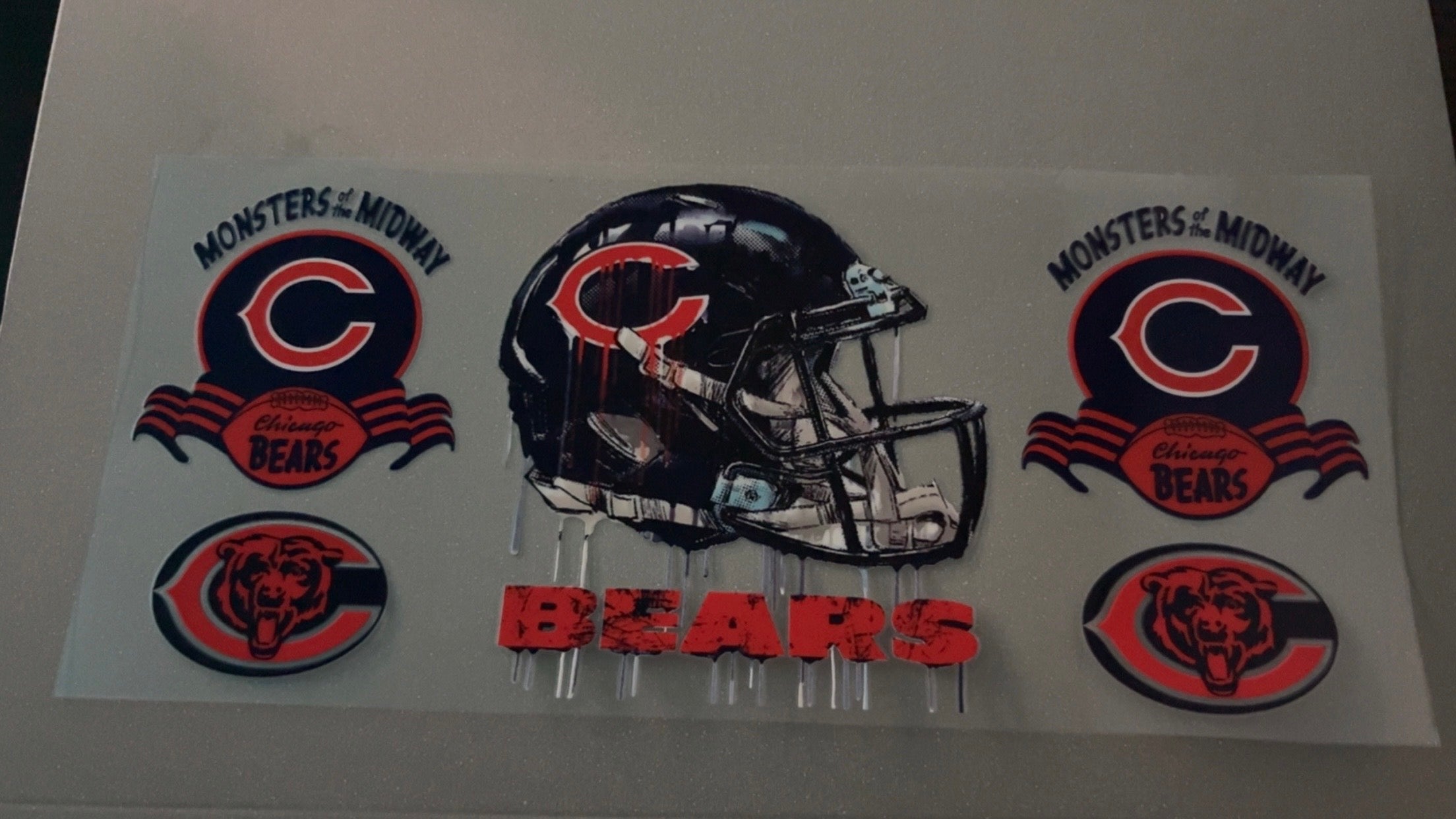 Chicago Bears with Helmet