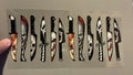 Knives with  scary faces