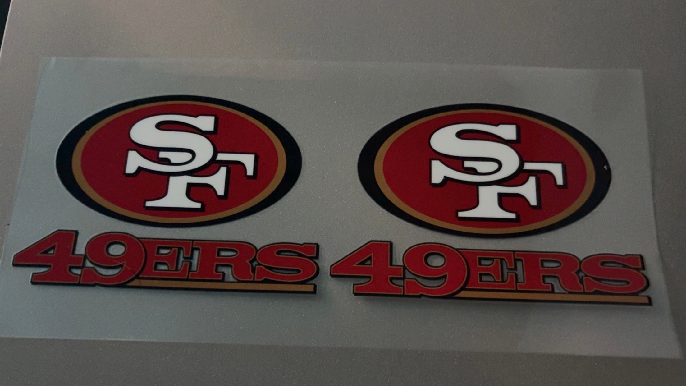Double San Francisco 49ers logo