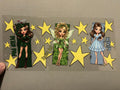 Peter Pan, Tinkerbell, Wendy Bratz, yellow stars