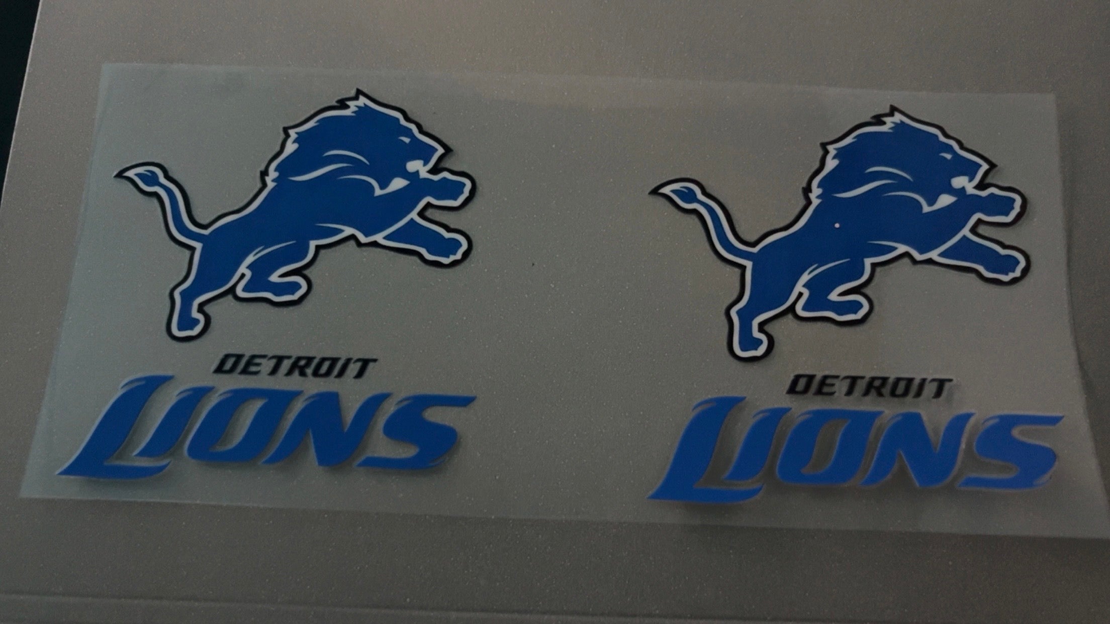 Blue Double Detroit Lions