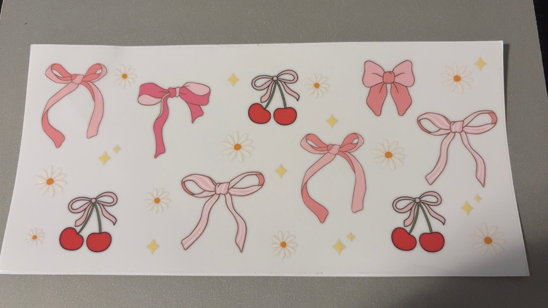 Pink Cherry Bows