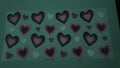 Light & dark pink hearts