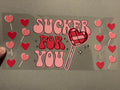 Sucker for you, heart lollipops