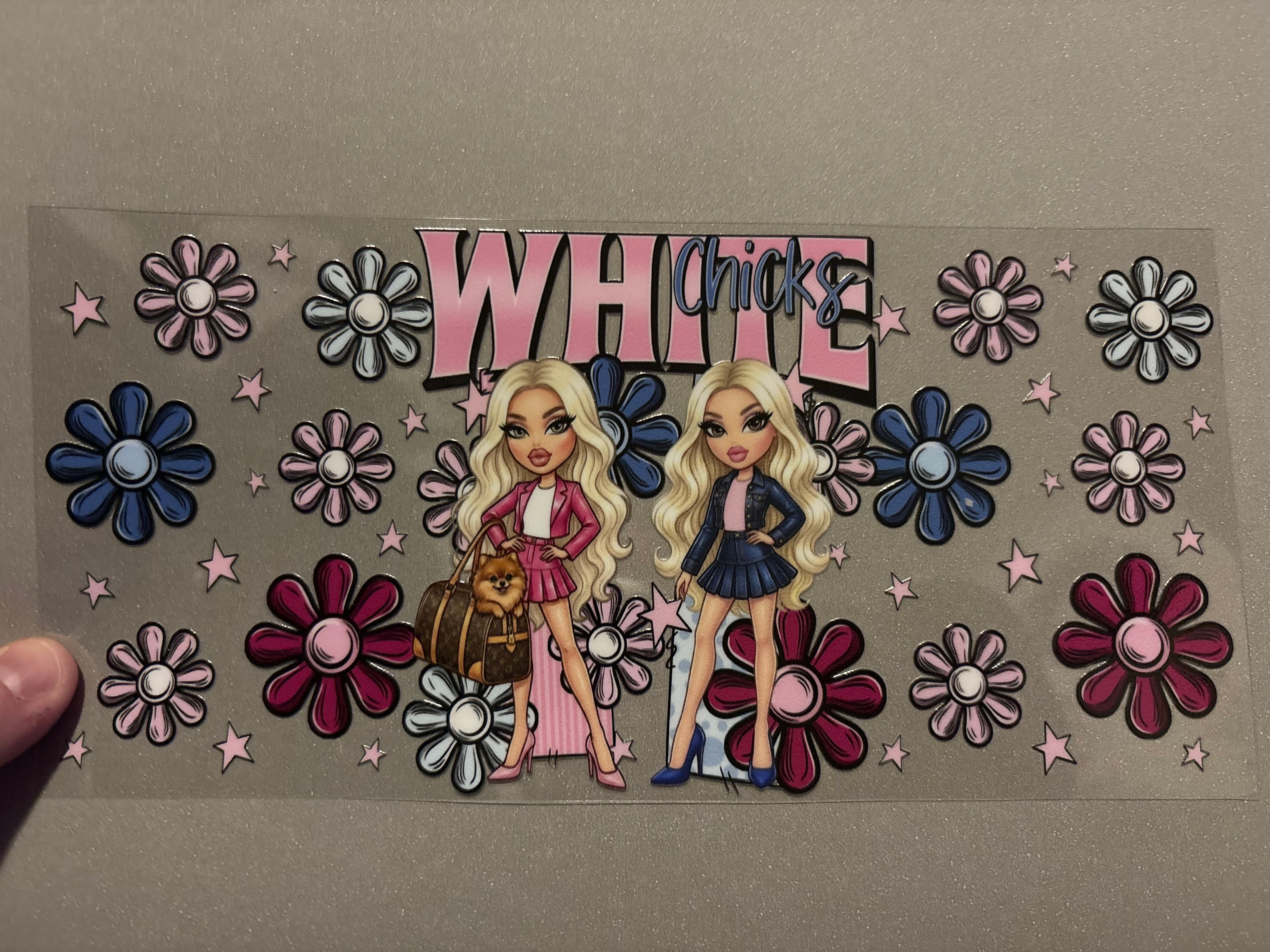 White Chicks Bratz with flowers