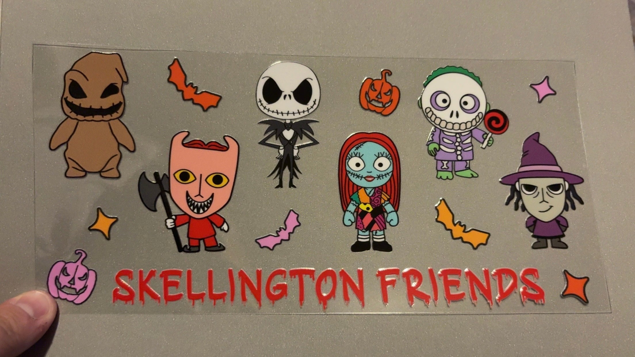Skellington friends, cartoon mini's