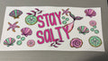 Stay Salty, colorful shells, mermaid tail