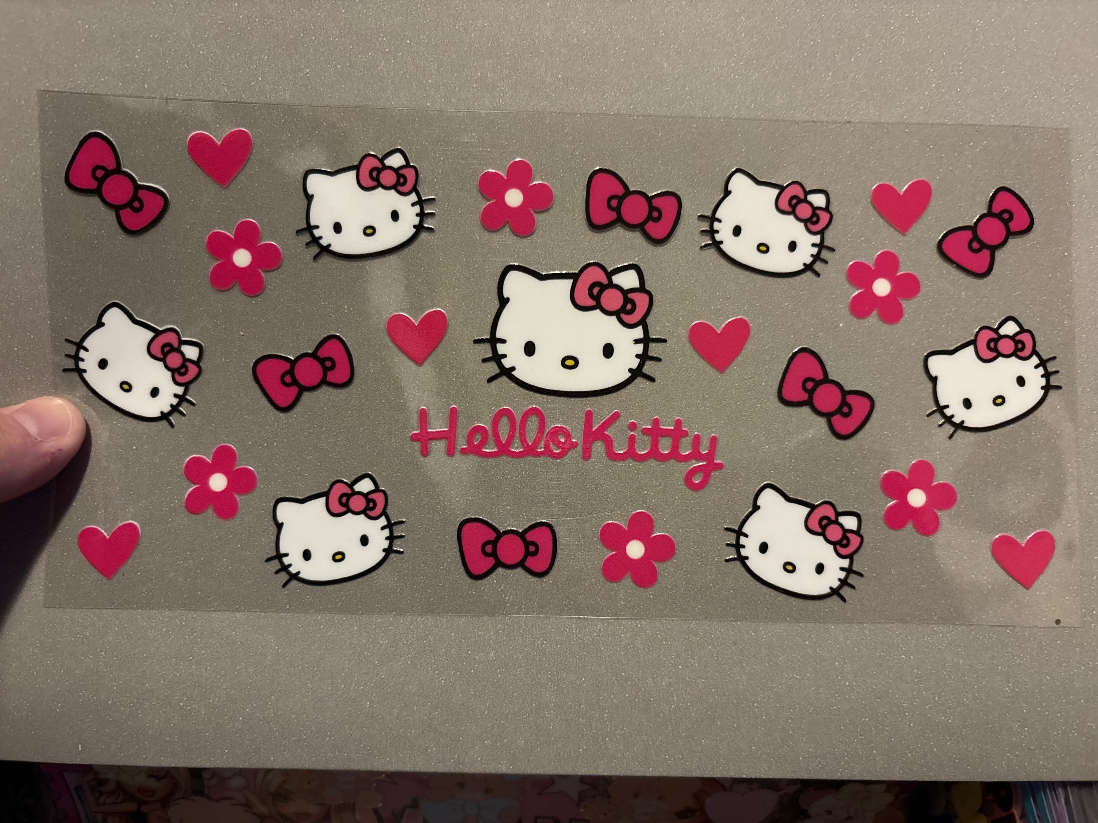 Hello Kitty heads, hearts, bows & flowers