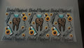 Dental Assistant, cheetah print teeth, sunflowers, masks