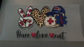 Peace, love, EMT, Red +