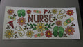 Nurse, crocs, flowers, stethoscopes