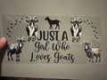 Just a girl that loves goats, goats & prints