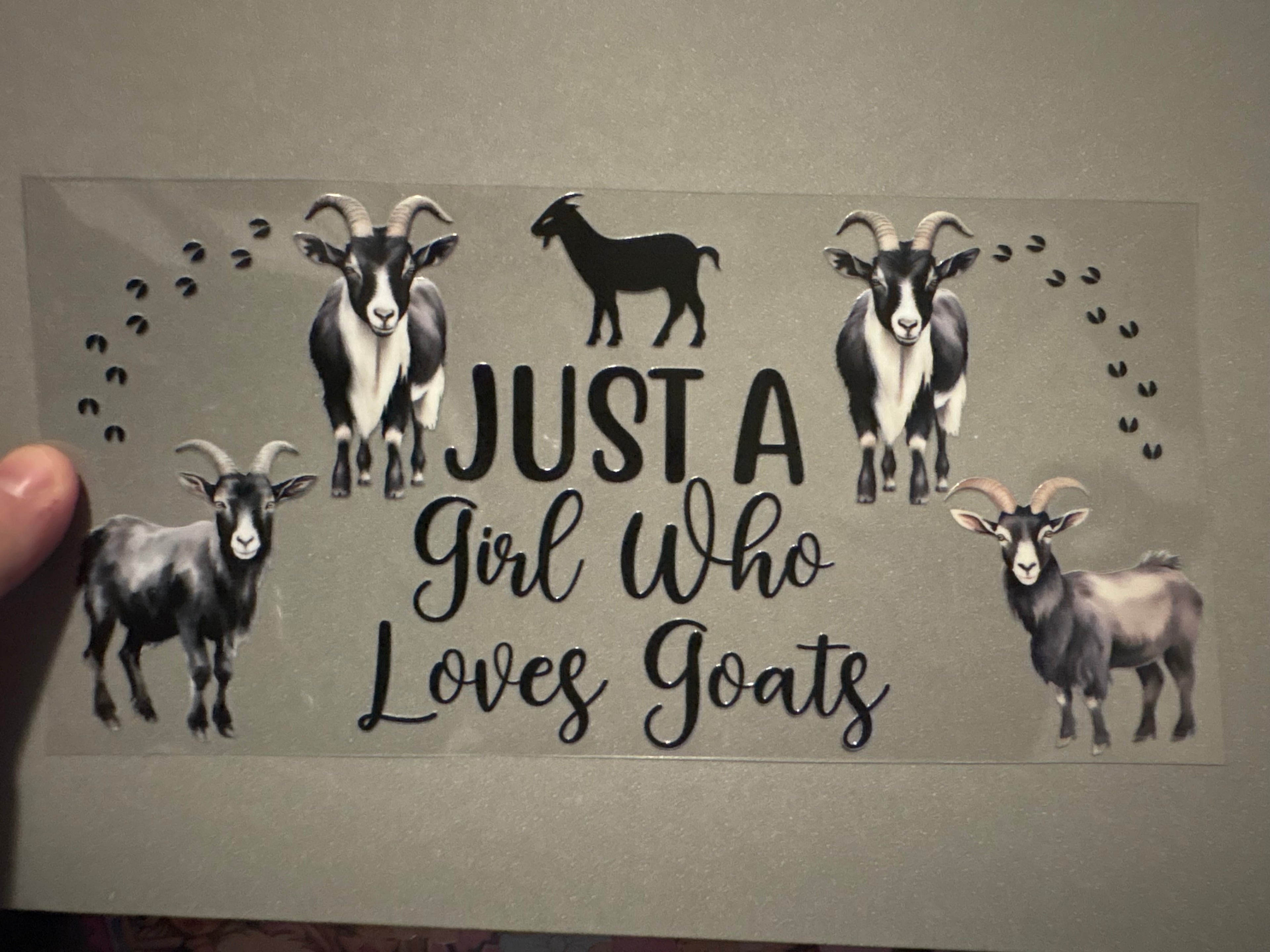 Just a girl that loves goats, goats & prints