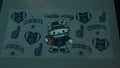 Cowboys Hello Kitty with football hearts