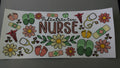 Pediatric ICU Nurse, crocs, flowers, bandaids