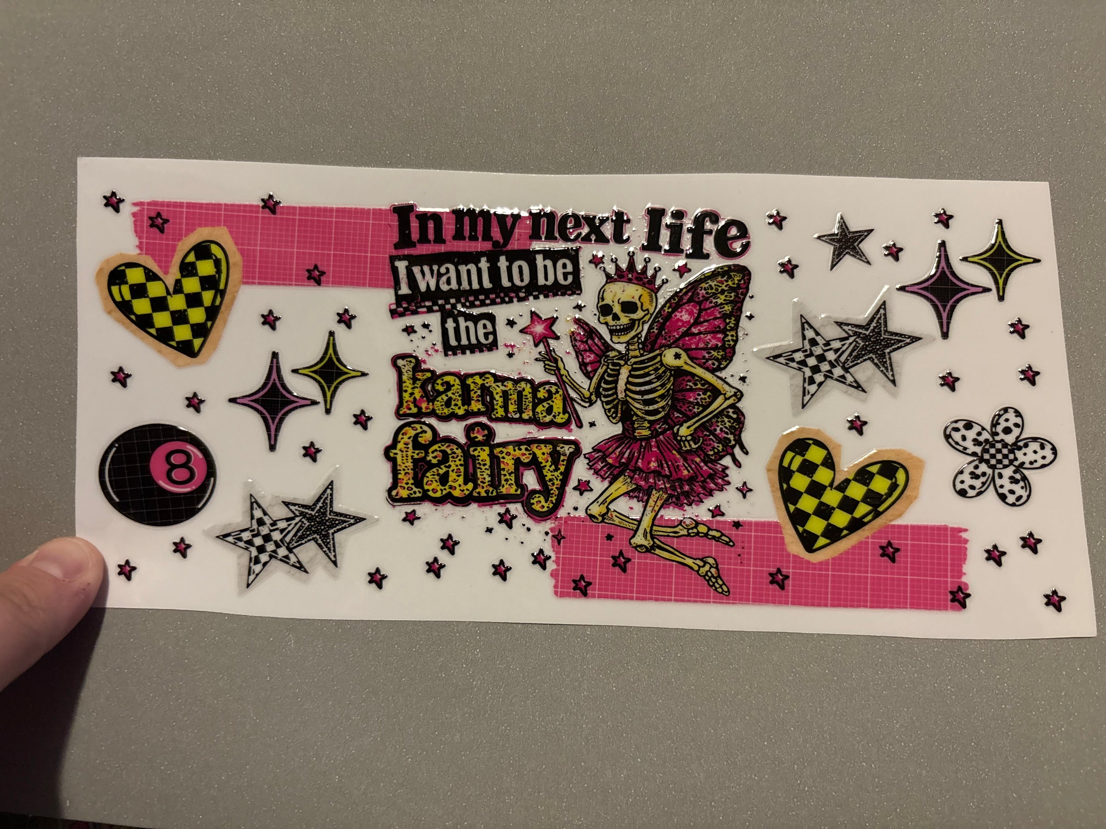 Karma Fairy, skeleton in fairy costume