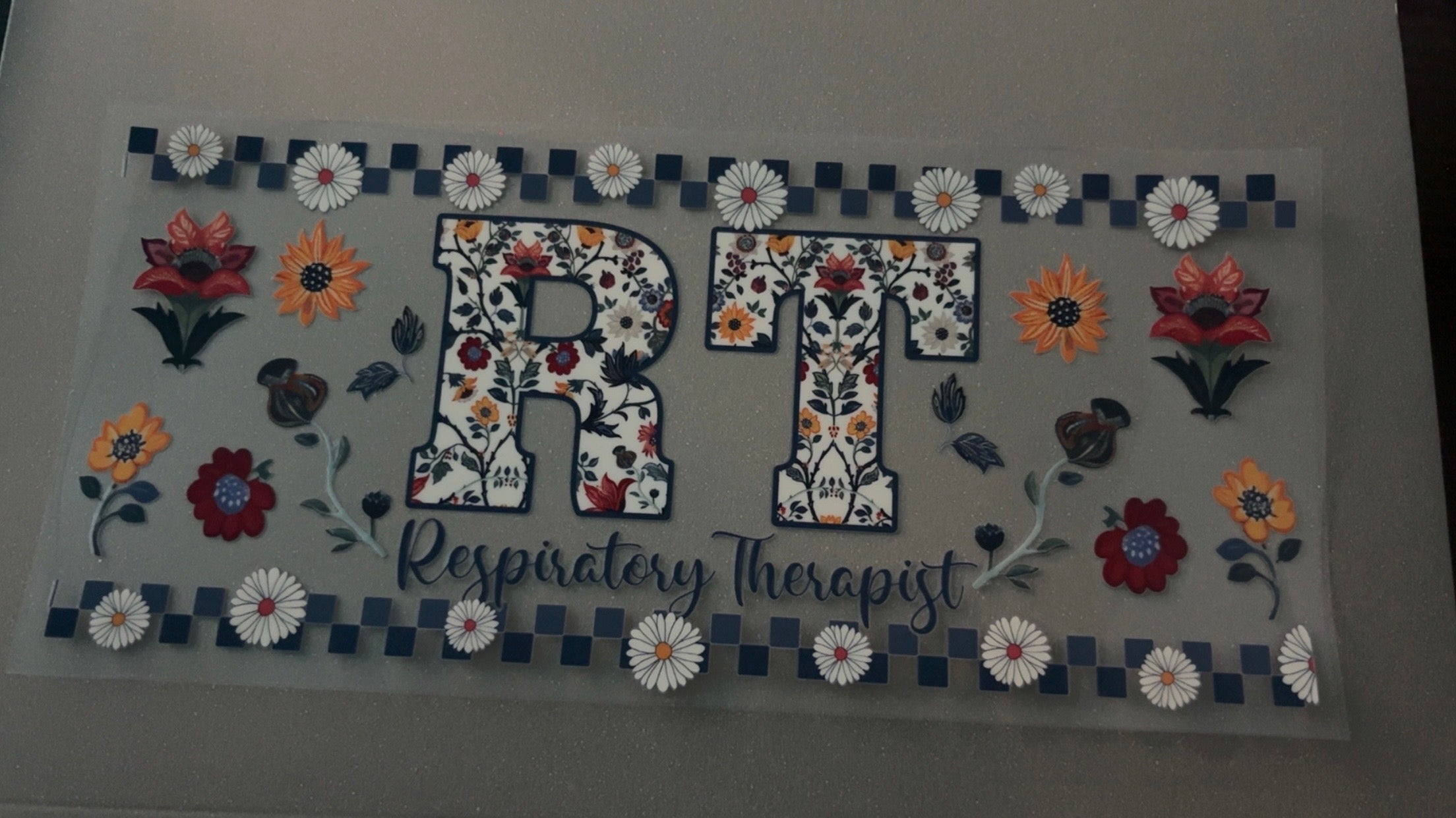 RT, Respiratory Therapist, flowers