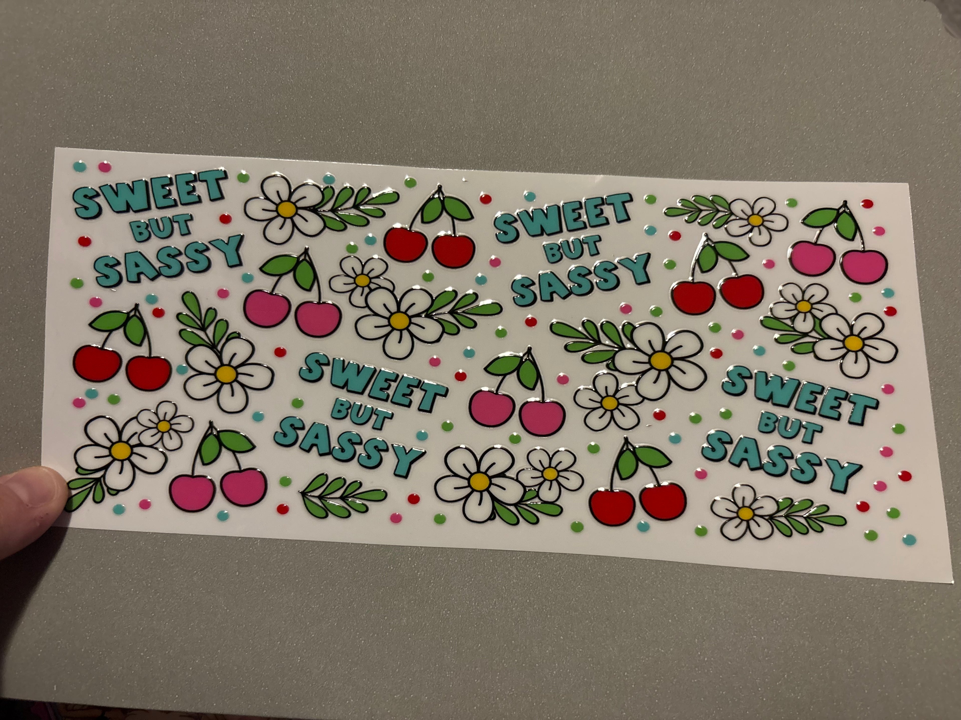 Sweet but sassy, flowers, cherries