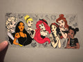 Goth Disney princesses with tattoos