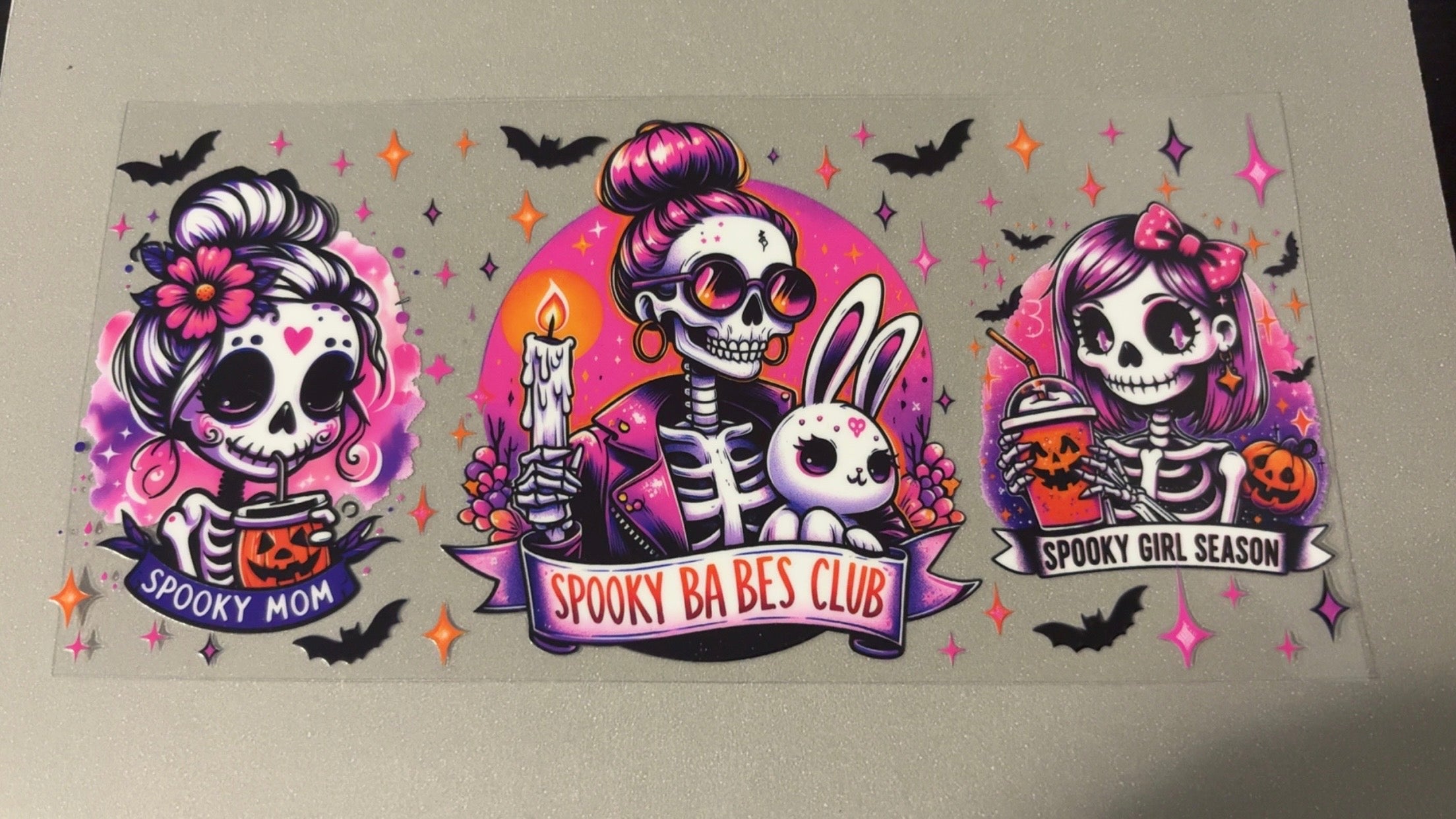 Spooky babes club, bats & stars