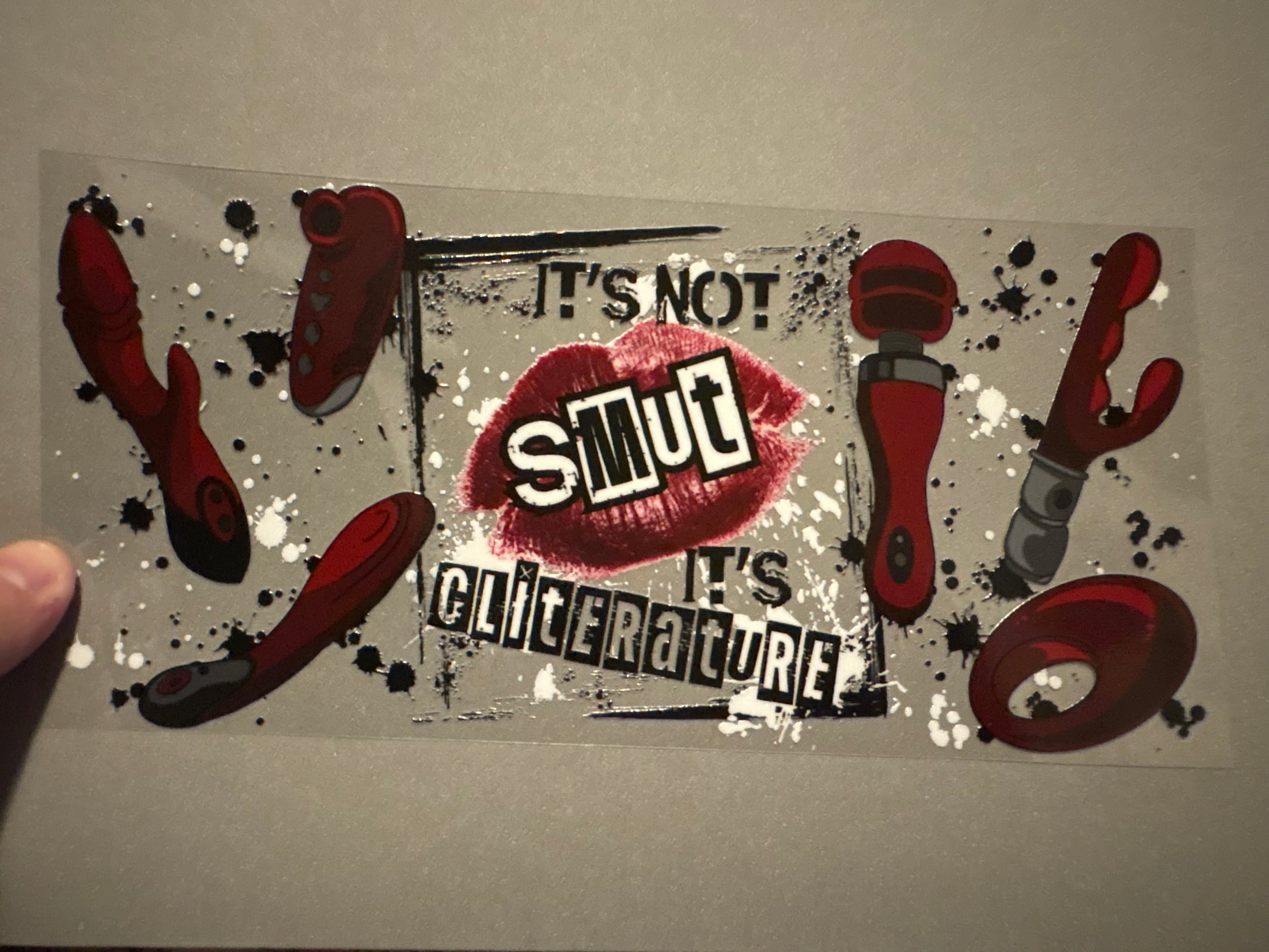 It's not smut, its cliterature, spicy toys