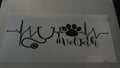 Vet Tech, stethoscope, paw print