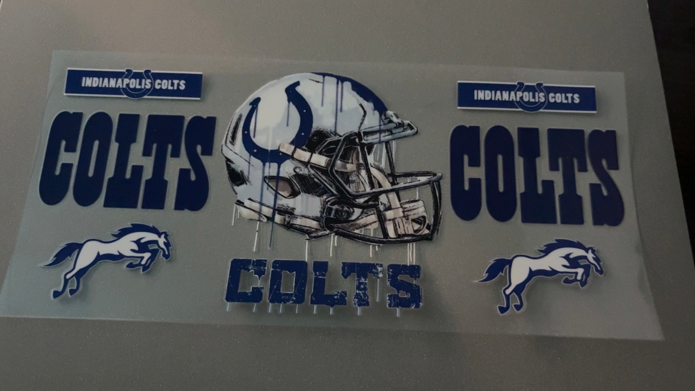 Indianapolis Colts with Helmet