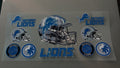 Detroit Lions with Helmet