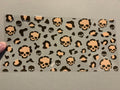Skull head cheetah print
