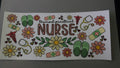 Licensed Practical Nurse, crocs, flowers, bandaids